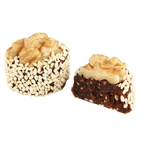 تمر مع جوز و تين (سمسم)